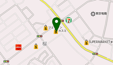 宅配ロッカーPUDO カスミ フードスクエアテクノパーク桜店の地図画像