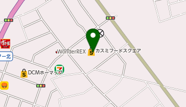 宅配ロッカーPUDO カスミ フードスクエア大穂店の地図画像