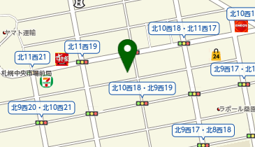 宅配ロッカーPUDO ヤマト運輸 札幌円山南センターの地図画像