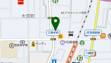 宅配ロッカーPUDO ウエルシア 奈良駅前店の地図画像
