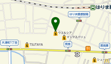 宅配ロッカーPUDO ウエルシア 姫路熊見店の地図画像