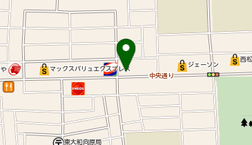 宅配ロッカーPUDO Big-A 東大和仲原店の地図画像