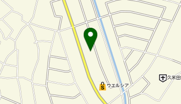 宅配ロッカーPUDO ウエルシア 岸和田尾生店の地図画像