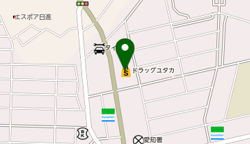 宅配ロッカーPUDO ドラッグユタカ 東郷店の地図画像