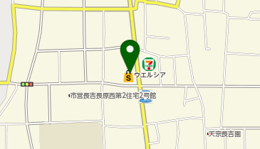 宅配ロッカーPUDO ウエルシア 平野長吉長原店の地図画像