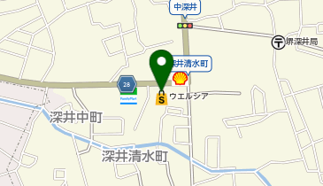 宅配ロッカーPUDO ウエルシア 堺深井中町店の地図画像