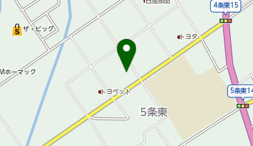 宅配ロッカーPUDO ヤマト運輸 岩見沢4条通センターの地図画像