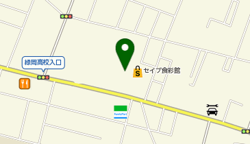 宅配ロッカーPUDO ウエルシア 水戸千波店の地図画像