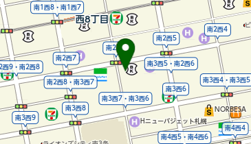 宅配ロッカーPUDO Flat大通公園南の地図画像
