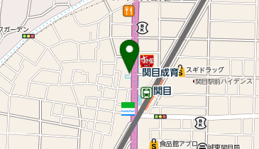 宅配ロッカーPUDO Osaka Metro今里筋線 関目成育駅 改札前通路2号出入口付近の地図画像