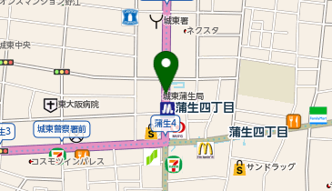 宅配ロッカーPUDO Osaka Metro今里筋線 蒲生四丁目駅 今里筋線北