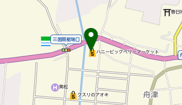 宅配ロッカーPUDO ハニー ビッグベリーマーケット芦原店の地図画像