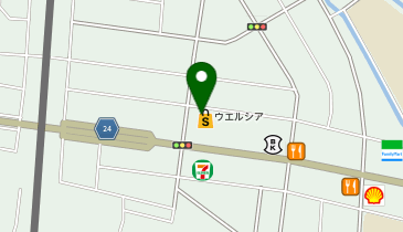 宅配ロッカーPUDO ウエルシア 常総石下店の地図画像