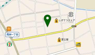 宅配ロッカーPUDO ウエルシア 藤枝高洲店の地図画像