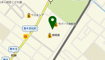 宅配ロッカーPUDO ラパーク岸和田の地図画像