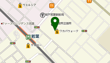 宅配ロッカーPUDO ヤオコー ワカバウォーク店の地図画像