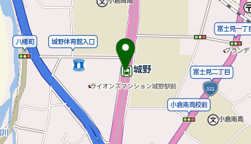 宅配ロッカーPUDO 北九州モノレール 城野駅の地図画像