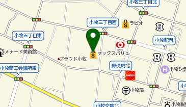 宅配ロッカーPUDO マックスバリュ 小牧駅西店の地図画像