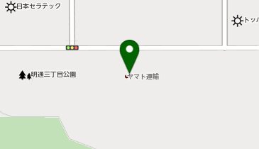 宅配ロッカーPUDO ヤマト運輸 仙台明通センターの地図画像