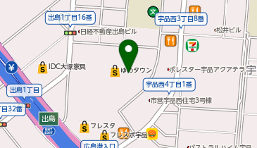 宅配ロッカーPUDO イズミ ゆめタウンみゆきの地図画像
