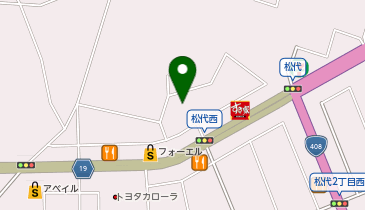 宅配ロッカーPUDO ウエルシア つくば松代店の地図画像