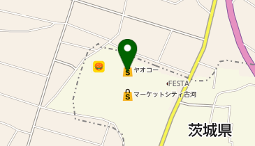 宅配ロッカーPUDO ヤオコー 古河松並店の地図画像