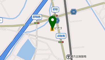 宅配ロッカーPUDO ピアゴ 阿久比北店の地図画像