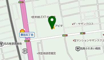 宅配ロッカーPUDO アピタ 名古屋南店の地図画像