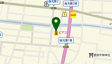 宅配ロッカーPUDO ピアゴ 長良店の地図画像