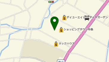 宅配ロッカーPUDO イオンスタイル中条の地図画像