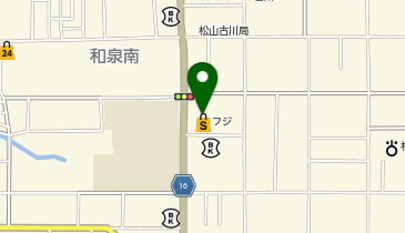 宅配ロッカーPUDO フジ フジ古川店の地図画像