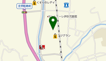 宅配ロッカーPUDO フジ フジグラン北宇和島の地図画像