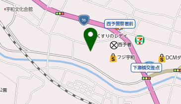 宅配ロッカーPUDO フジ フジ宇和店の地図画像