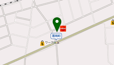 宅配ロッカーPUDO ウエルシア 佐野富岡店の地図画像