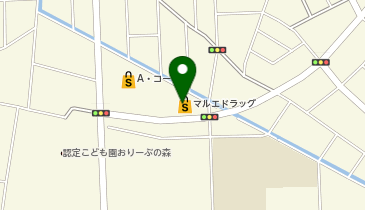 宅配ロッカーPUDO マルエドラッグ 前橋朝倉店の地図画像