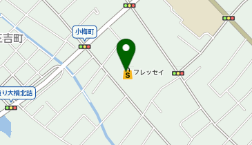宅配ロッカーPUDO フレッセイ 桐生南店の地図画像