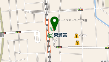 宅配ロッカーPUDO セブン-イレブン 久喜東鷲宮駅前店の地図画像