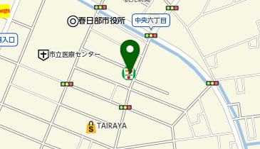 宅配ロッカーPUDO セブン-イレブン 春日部中央6丁目店の地図画像