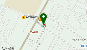 宅配ロッカーPUDO セブン-イレブン 新座東1丁目店の地図画像
