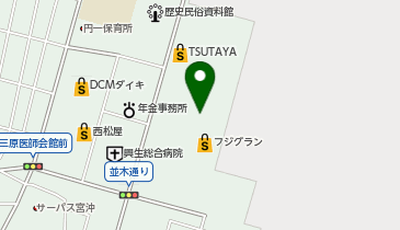 宅配ロッカーPUDO フジ フジグラン三原の地図画像