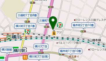 宅配ロッカーPUDO フジ フジ三篠店の地図画像