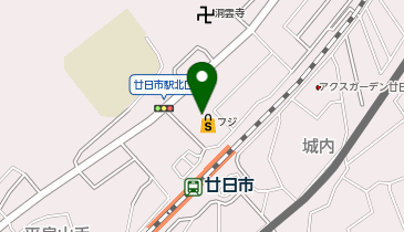 宅配ロッカーPUDO フジ フジ廿日市店の地図画像
