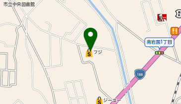 宅配ロッカーPUDO フジ フジ南岩国店の地図画像