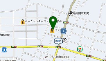 宅配ロッカーPUDO フジ フジ新南陽店の地図画像