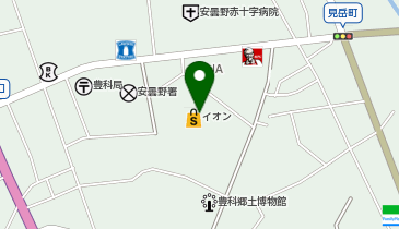 宅配ロッカーPUDO イオン 豊科店の地図画像