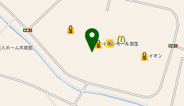 宅配ロッカーPUDO イオン 羽生店の地図画像