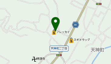 宅配ロッカーPUDO フレッセイ 天神店の地図画像
