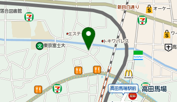 宅配ロッカーPUDO セブン-イレブン 高田馬場3丁目店の地図画像