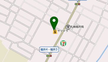 宅配ロッカーPUDO サツドラ 福井店の地図画像