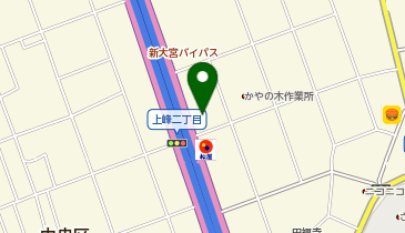 宅配ロッカーPUDO セブン-イレブン さいたま与野公園店の地図画像